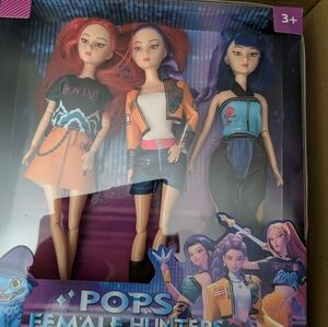 K-Pop  Demon Hunters Dolls Set